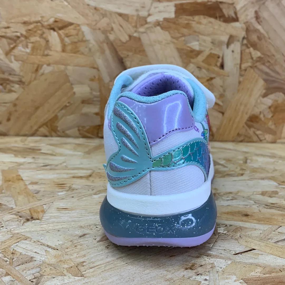 Geox Kids Disney The Little Mermaid Trainers - White / Watersea