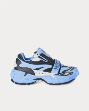 Glove Leather Light Blue / Black Slip On Sneakers