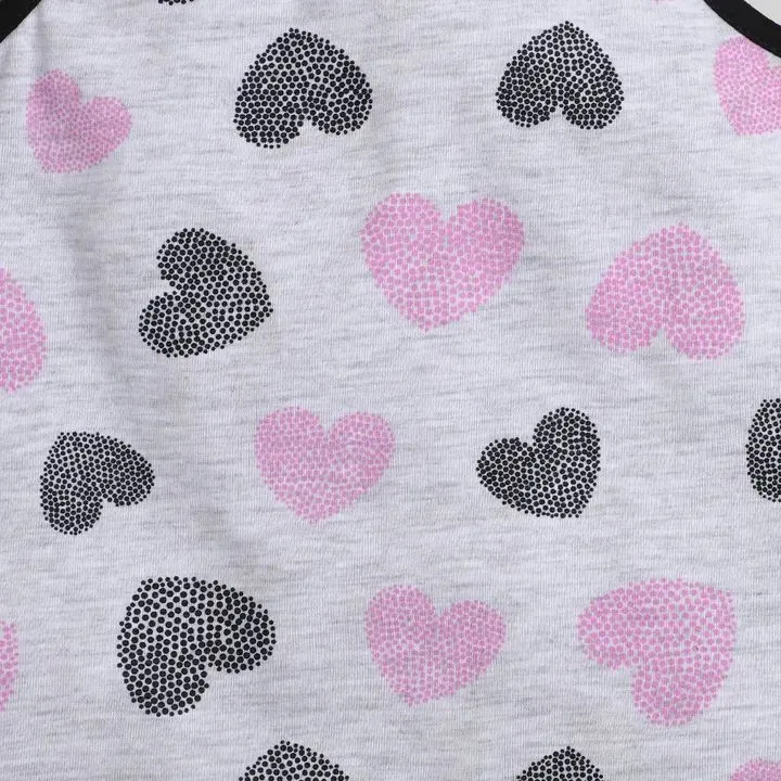 Hearts Printed Open Strap Set