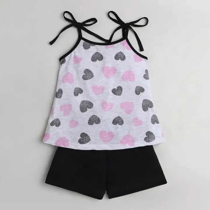 Hearts Printed Open Strap Set