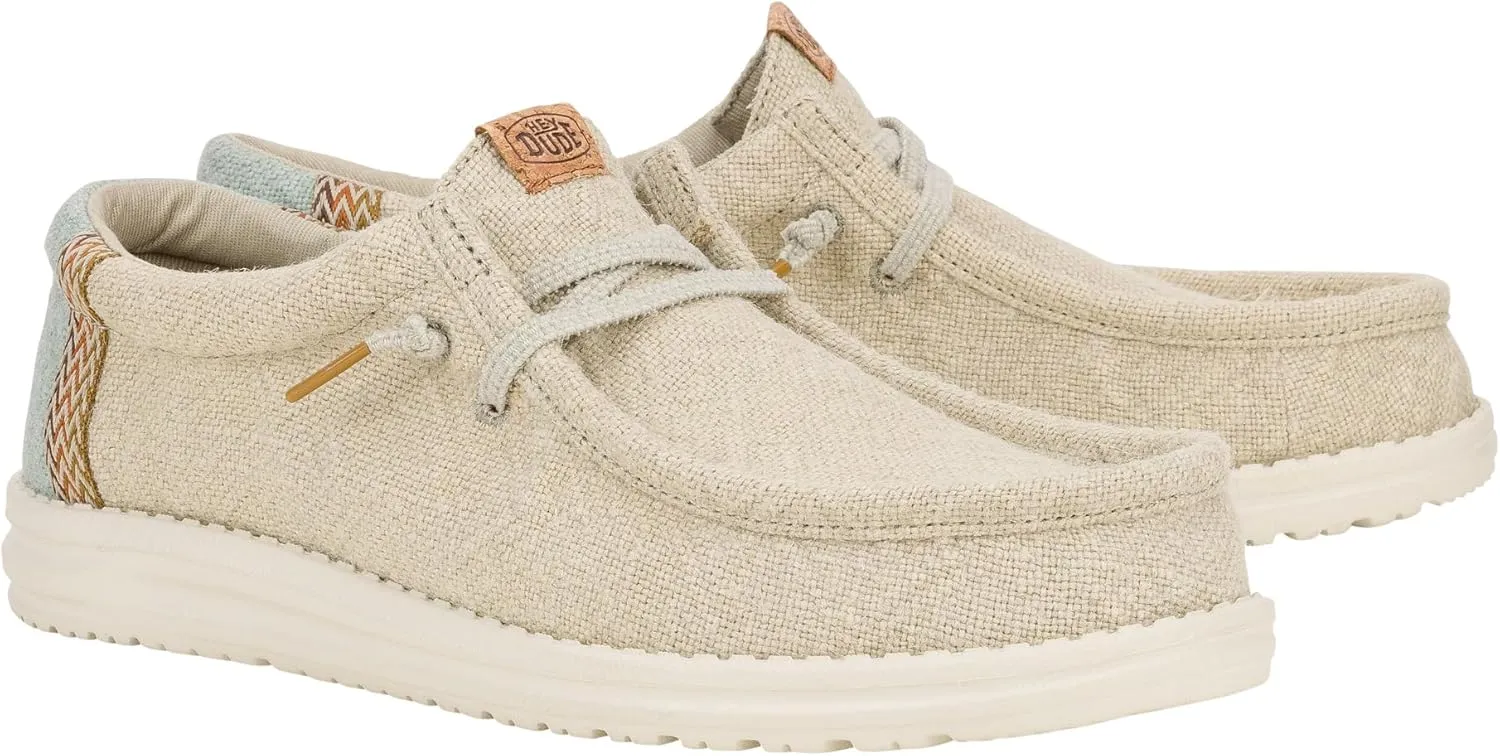 HEYDUDE Wally Jute, Mens Shoes, Men's Slip-on Loafers, Comfortable & Light-Weight