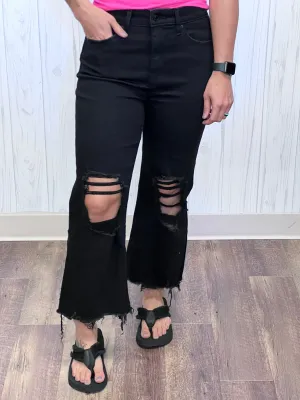 I'm Frayed So Straight Leg Jeans