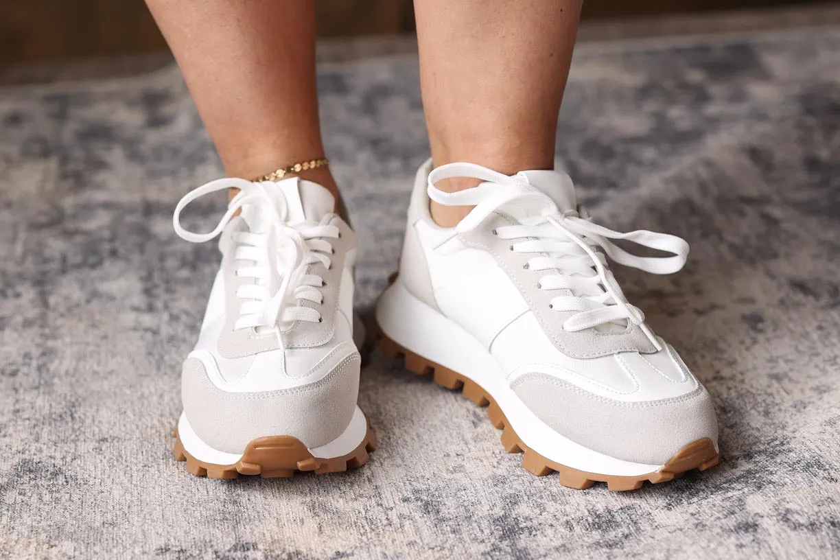 Ivory Lug Sole Sneakers • 6, 7.5, 8, 9.5