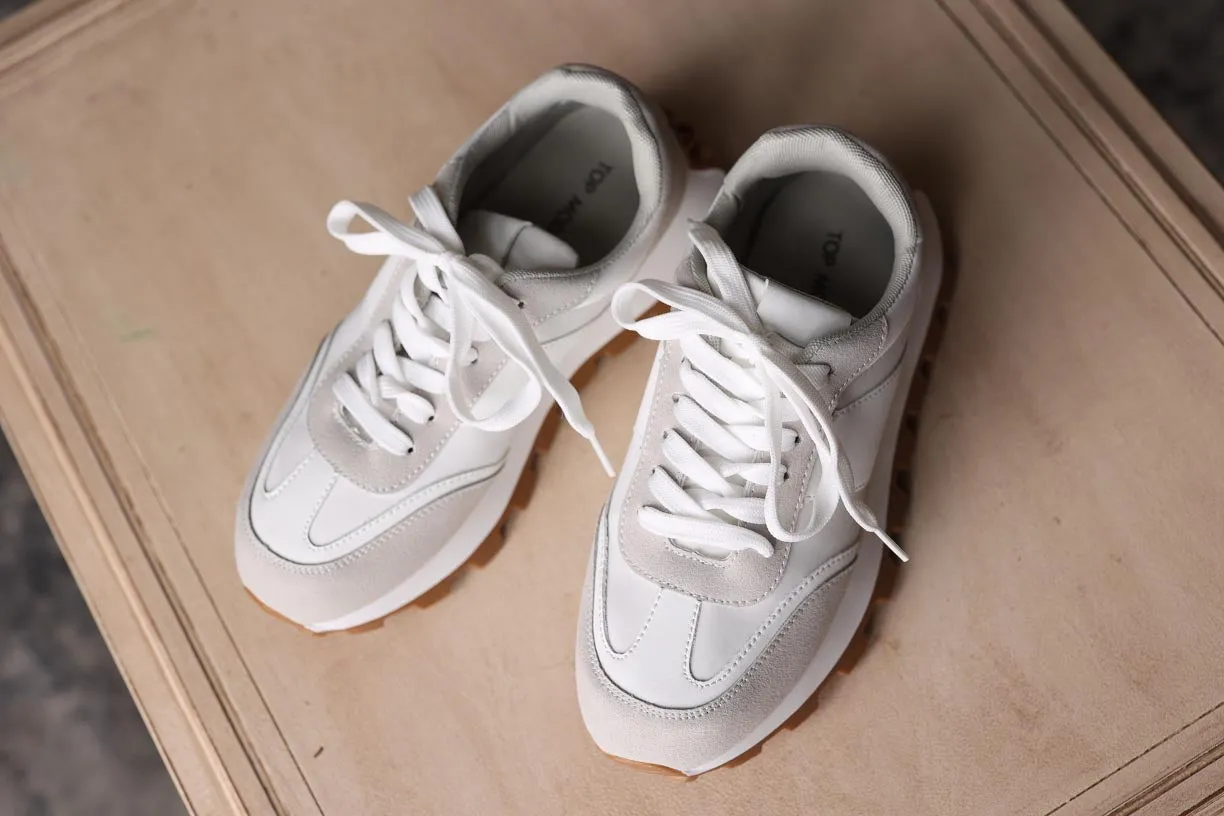 Ivory Lug Sole Sneakers • 6, 7.5, 8, 9.5