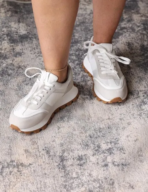 Ivory Lug Sole Sneakers • 6, 7.5, 8, 9.5