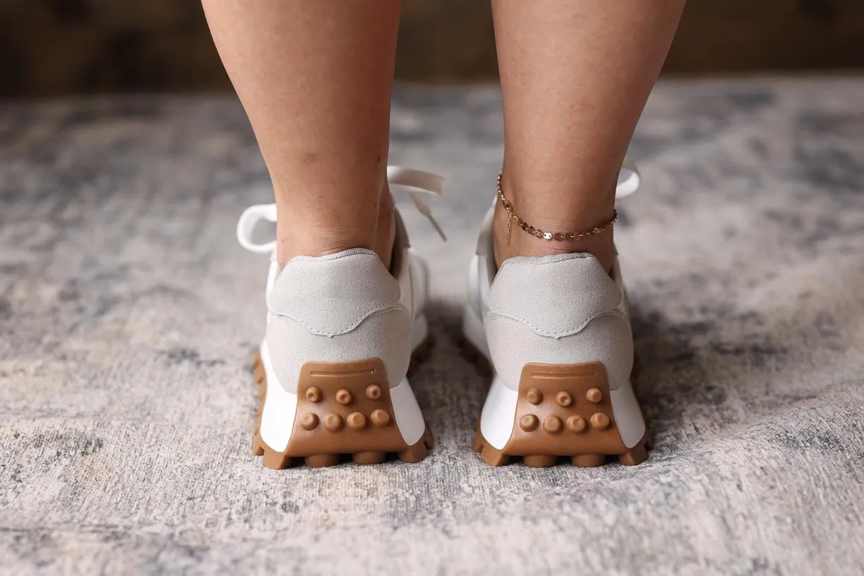 Ivory Lug Sole Sneakers • 6, 7.5, 8, 9.5