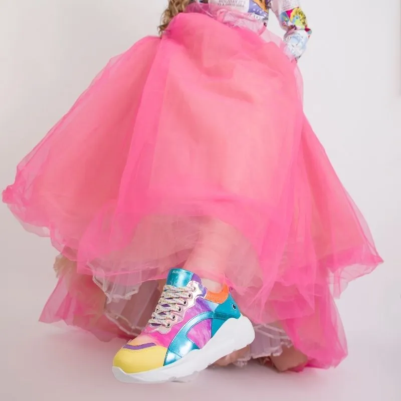 IZZI platform sneaker - jelly bean