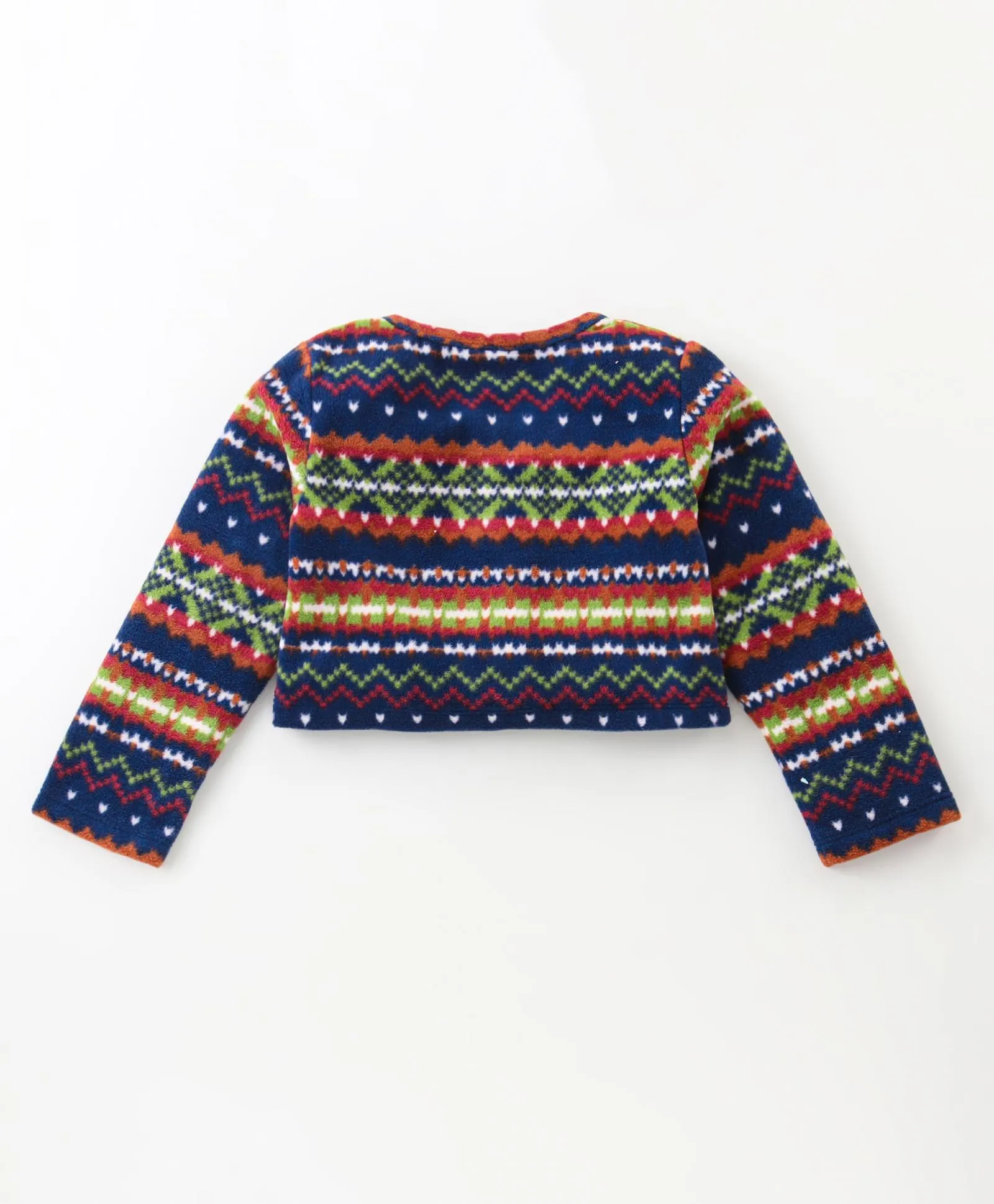Jacquard Printed Crop Cardigan Skirt Set