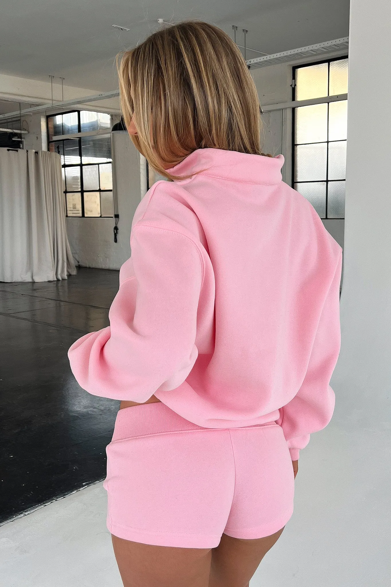 Kaztek Half Zip Sweater - Pink