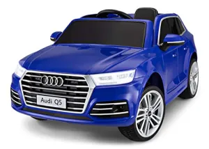 Kid Trax Electric Kids Luxury Audi Q5 Car Ride-On Toy, 6 Volt Battery, Remote Control, Ages 3-5 Years, Blue