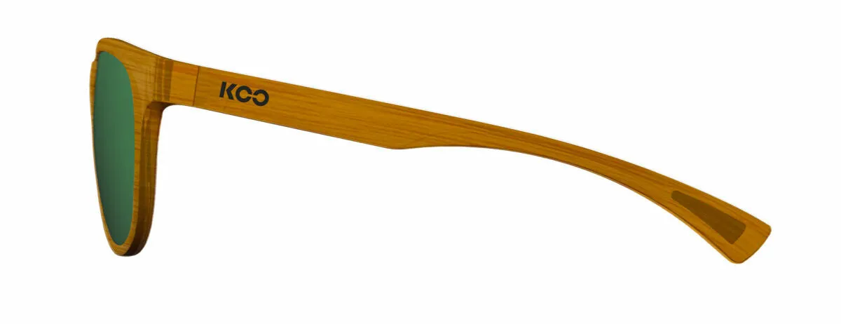 KOO Cosmo Sunglasses Blonde Matt - Classic Green