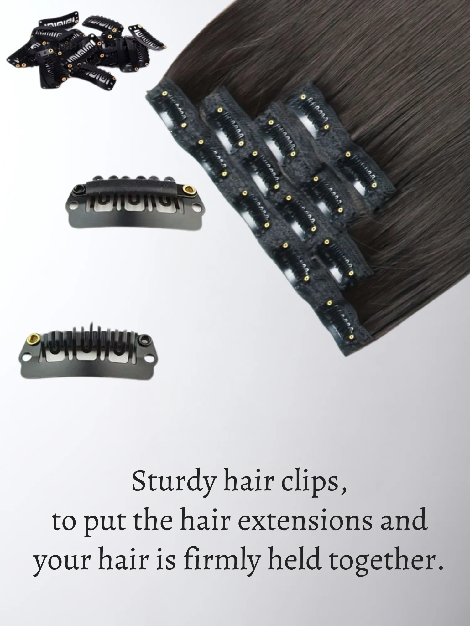 Long 4 piece Clip Ons Set