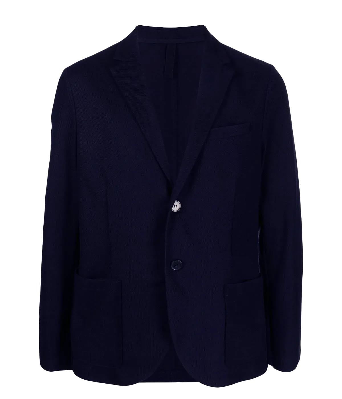 Loro Piana Honeycomb Blazer in Navy Blue