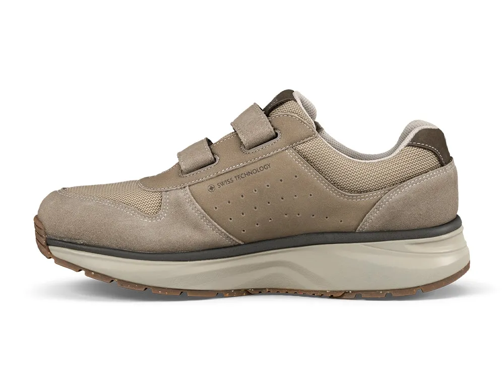 Mens Active Dynamo Strap Beige Trainers