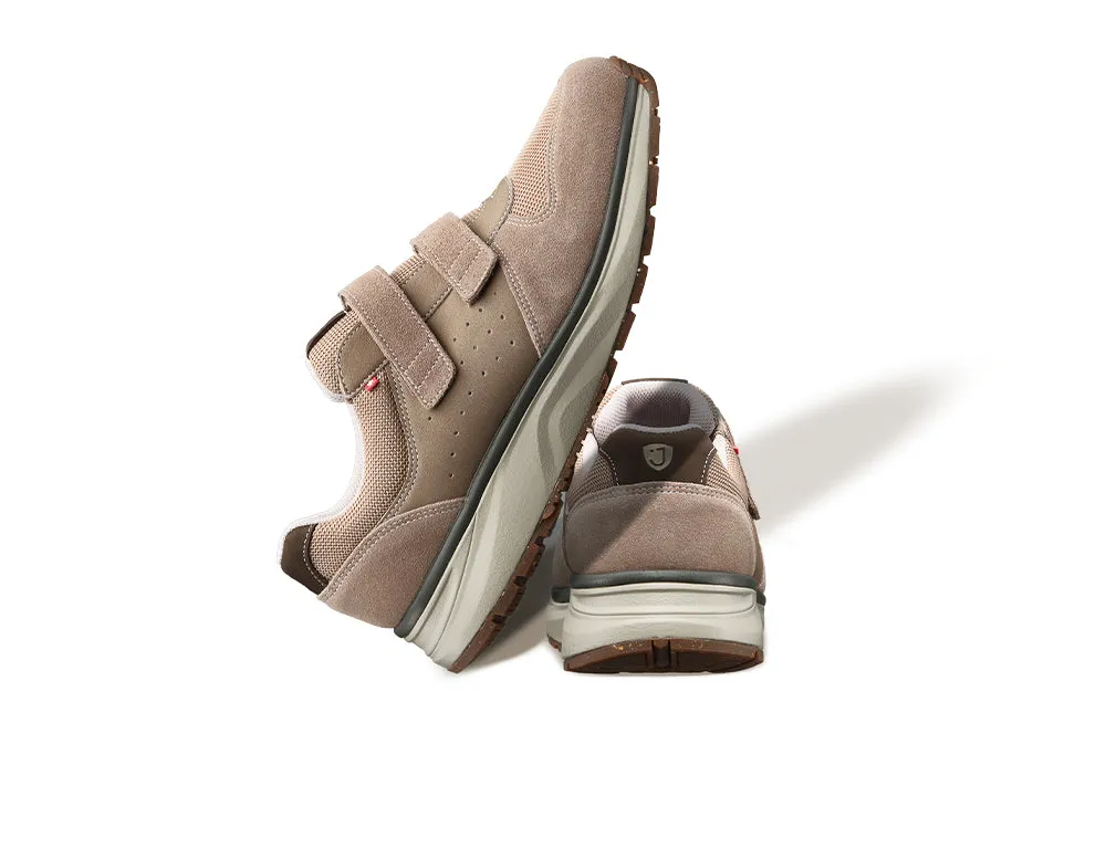 Mens Active Dynamo Strap Beige Trainers
