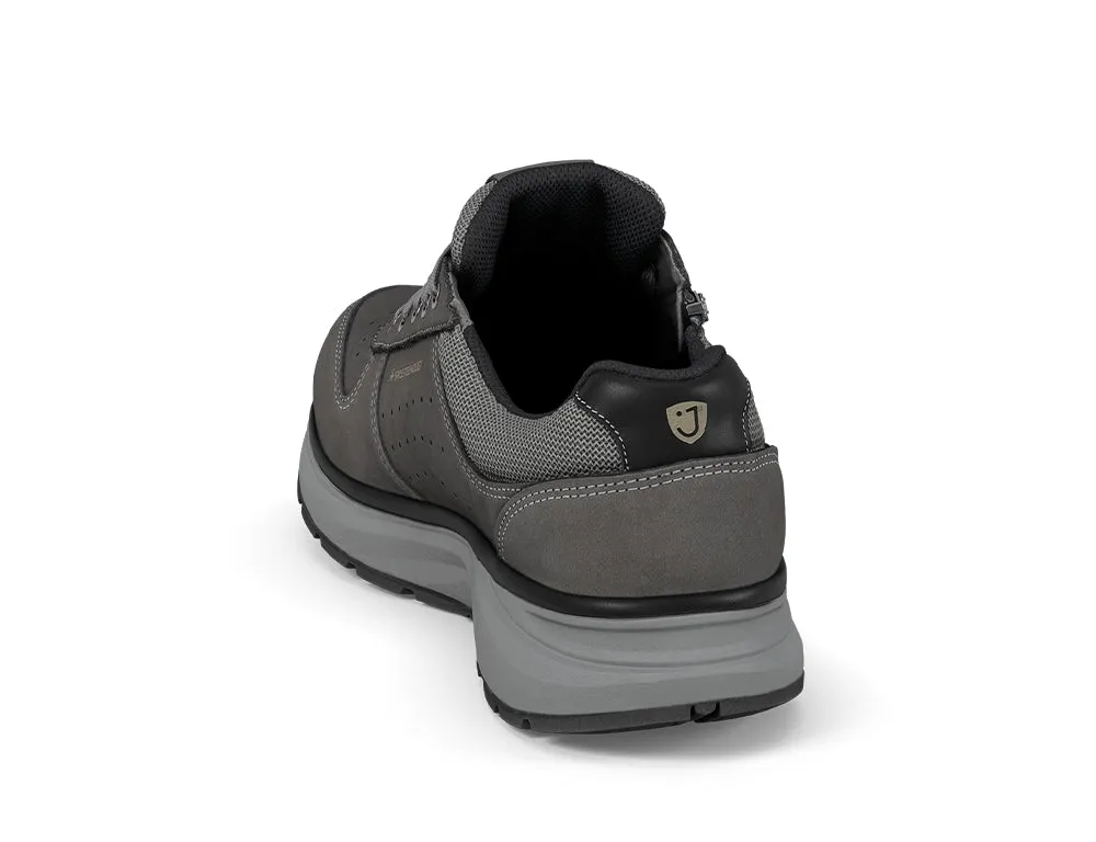 Mens Active Zip Dynamo Dark Grey Trainers