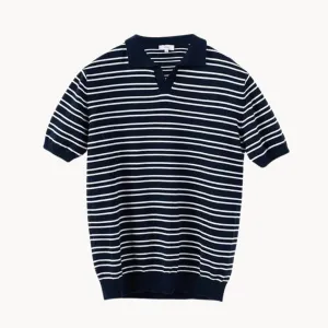 Men's Striped Polo Shirt | Slim Fit | Casual & Formal