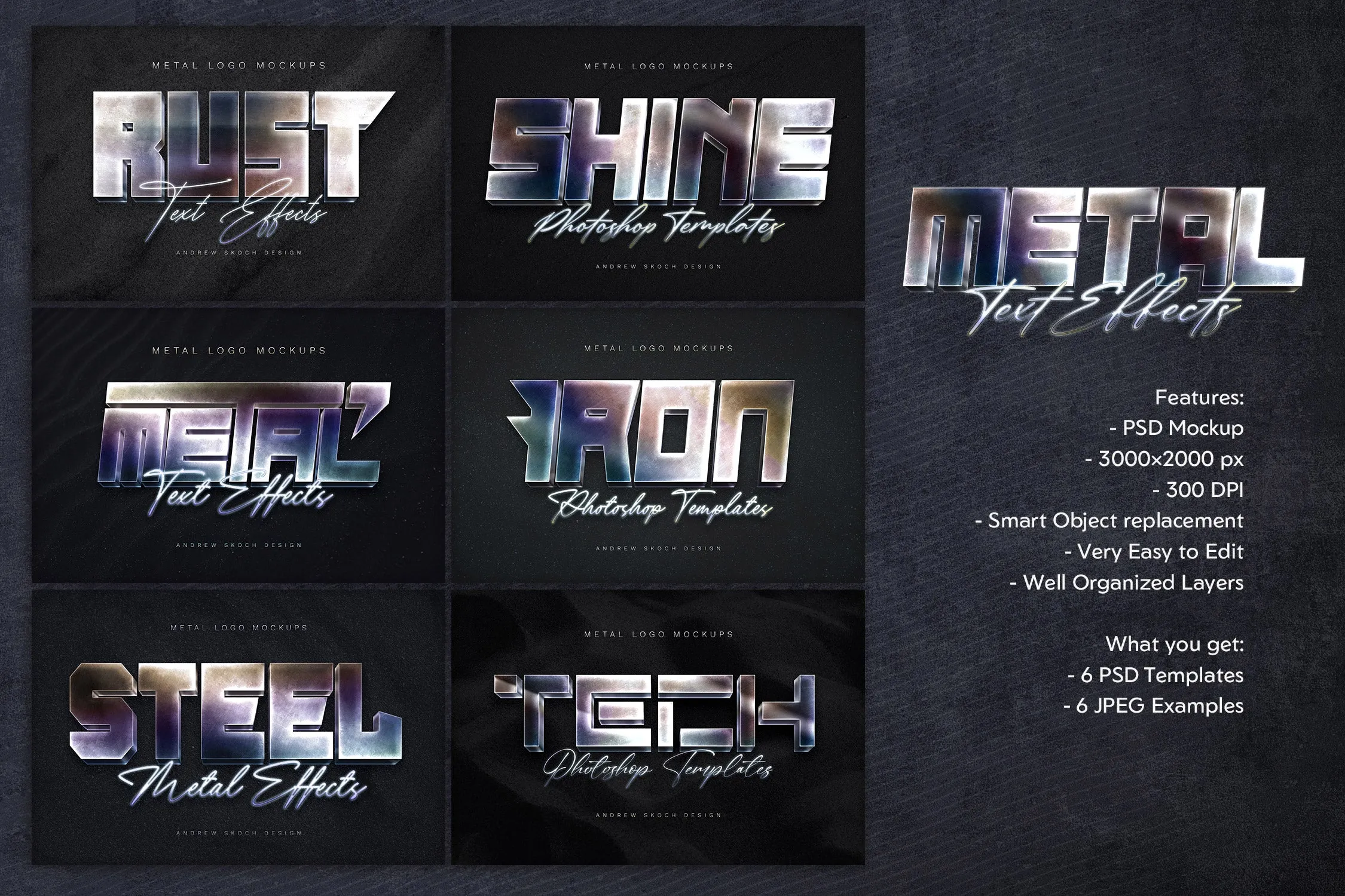 Metal Text and Logo Effects