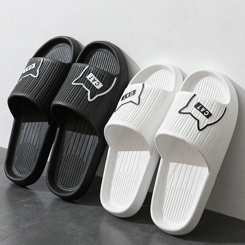 Non-Slip Cat Flat Slides