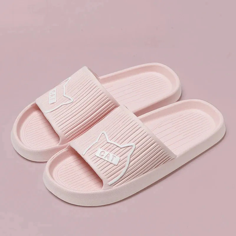 Non-Slip Cat Flat Slides