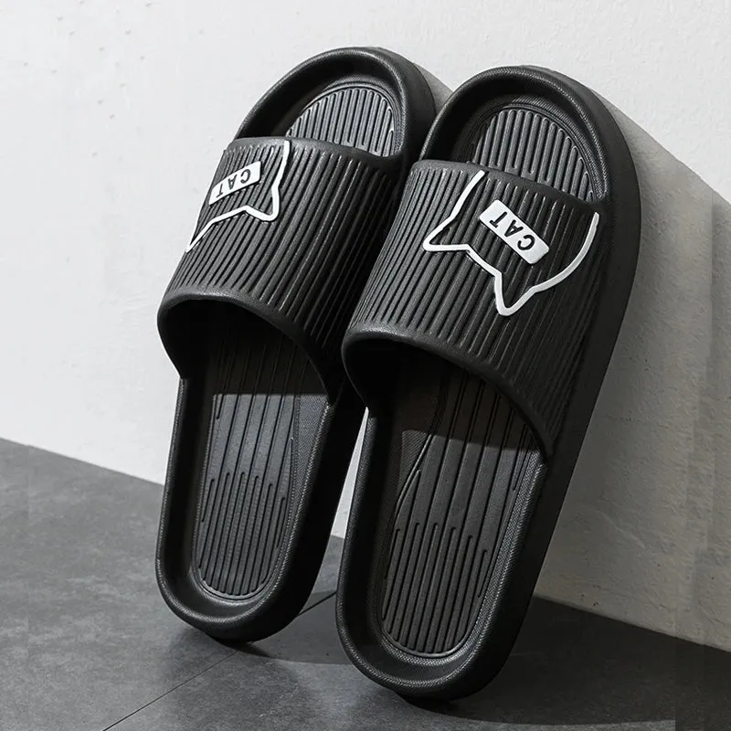 Non-Slip Cat Flat Slides
