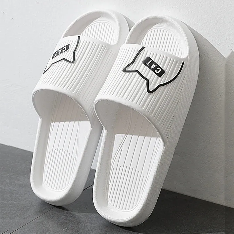Non-Slip Cat Flat Slides