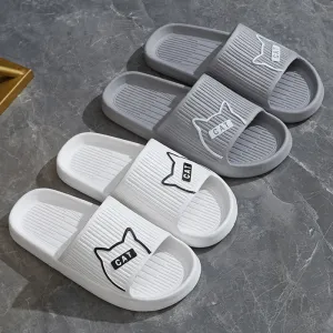 Non-Slip Cat Flat Slides