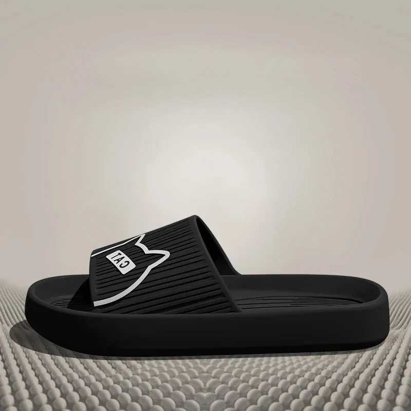 Non-Slip Cat Flat Slides