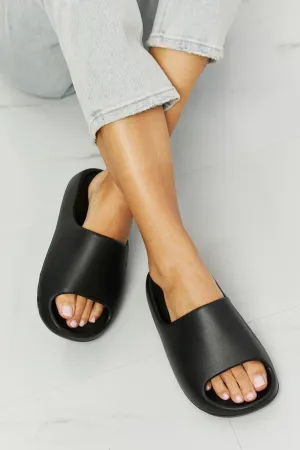 Nook Joi Open Toe Zone Women Black Slides