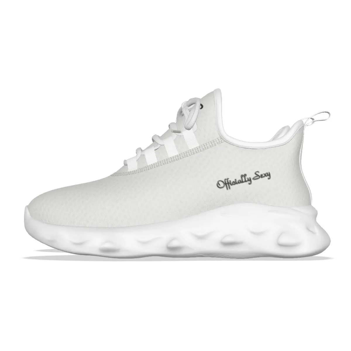 Officially Sexy White & Black Skyline Women's Light Sports Sneaker