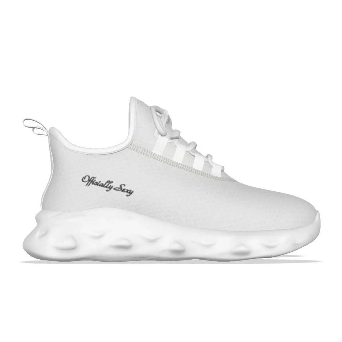 Officially Sexy White & Black Skyline Women's Light Sports Sneaker