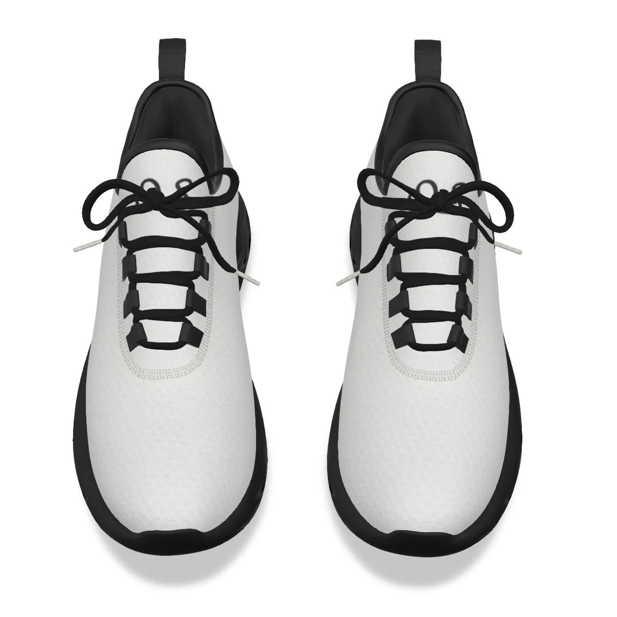 Officially Sexy White & Black Skyline Women's Light Sports Sneaker
