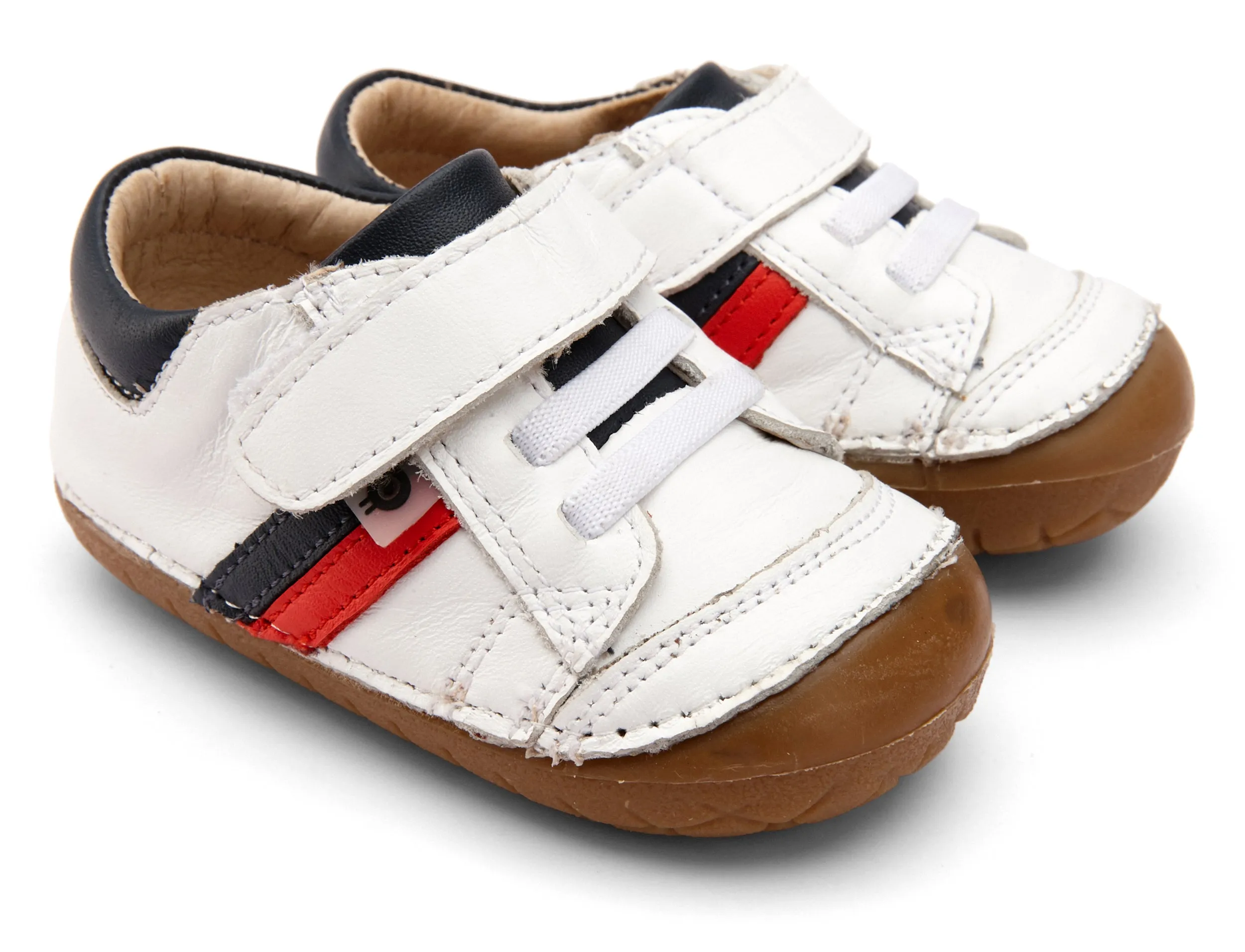 Old Soles Boy's Shield Pave, Snow/Navy/Bright Red