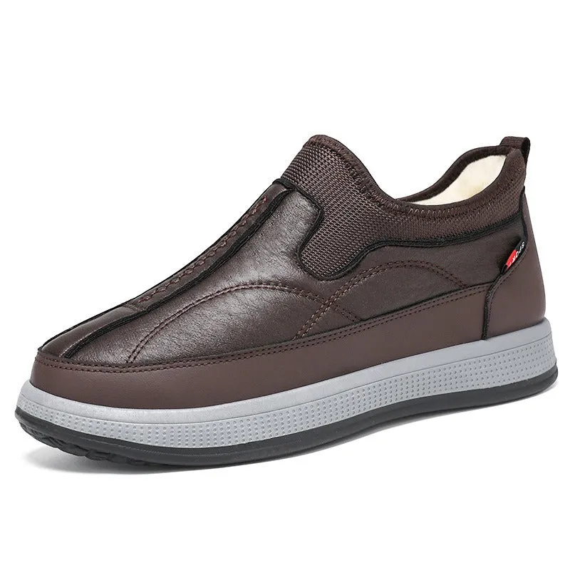 ORTHOSHEAR | MEN'S ORTHOPAEDIC SLIP-ON WINTER SHOES WITH FLEECE LINING