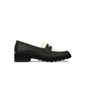 Penny Loafers - Black n White