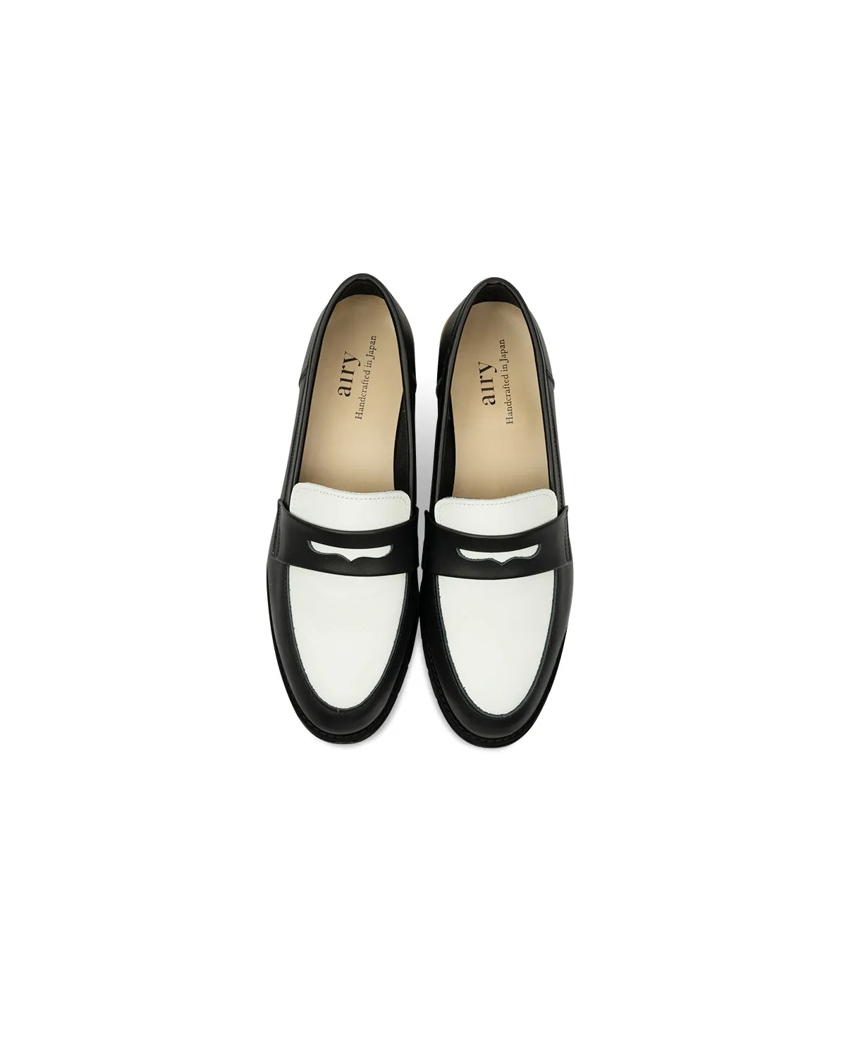Penny Loafers - Black n White