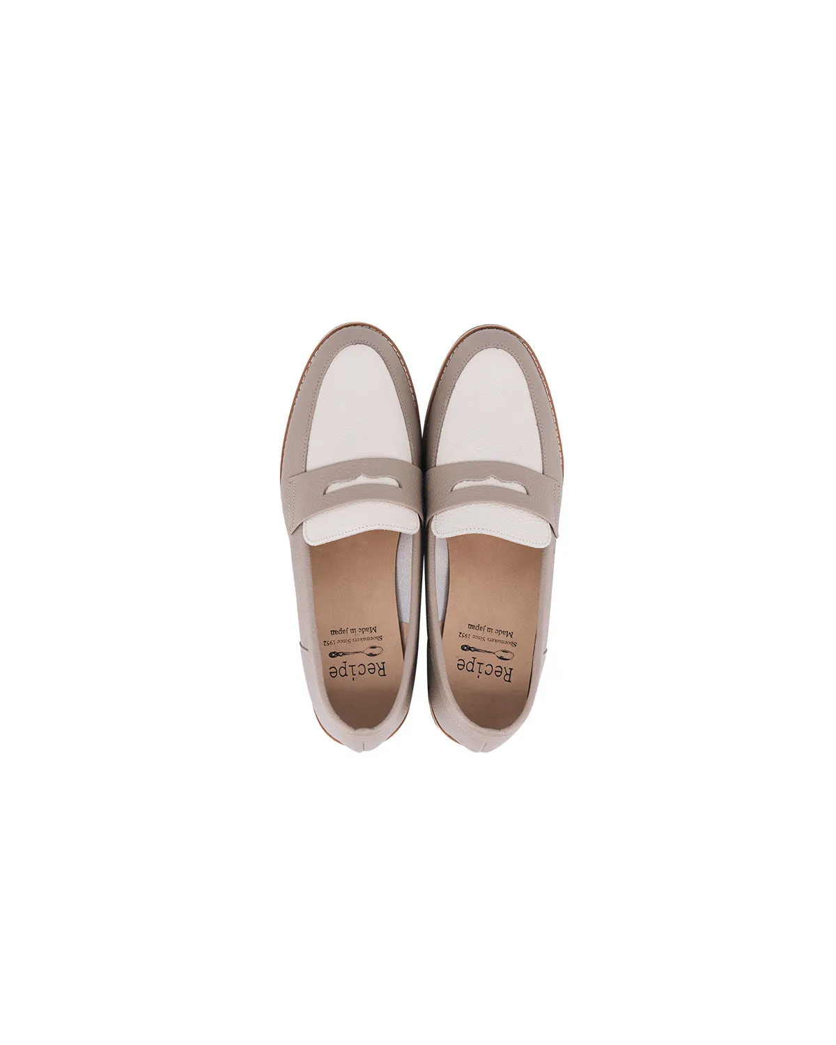 Penny Loafers - Ivory Beige
