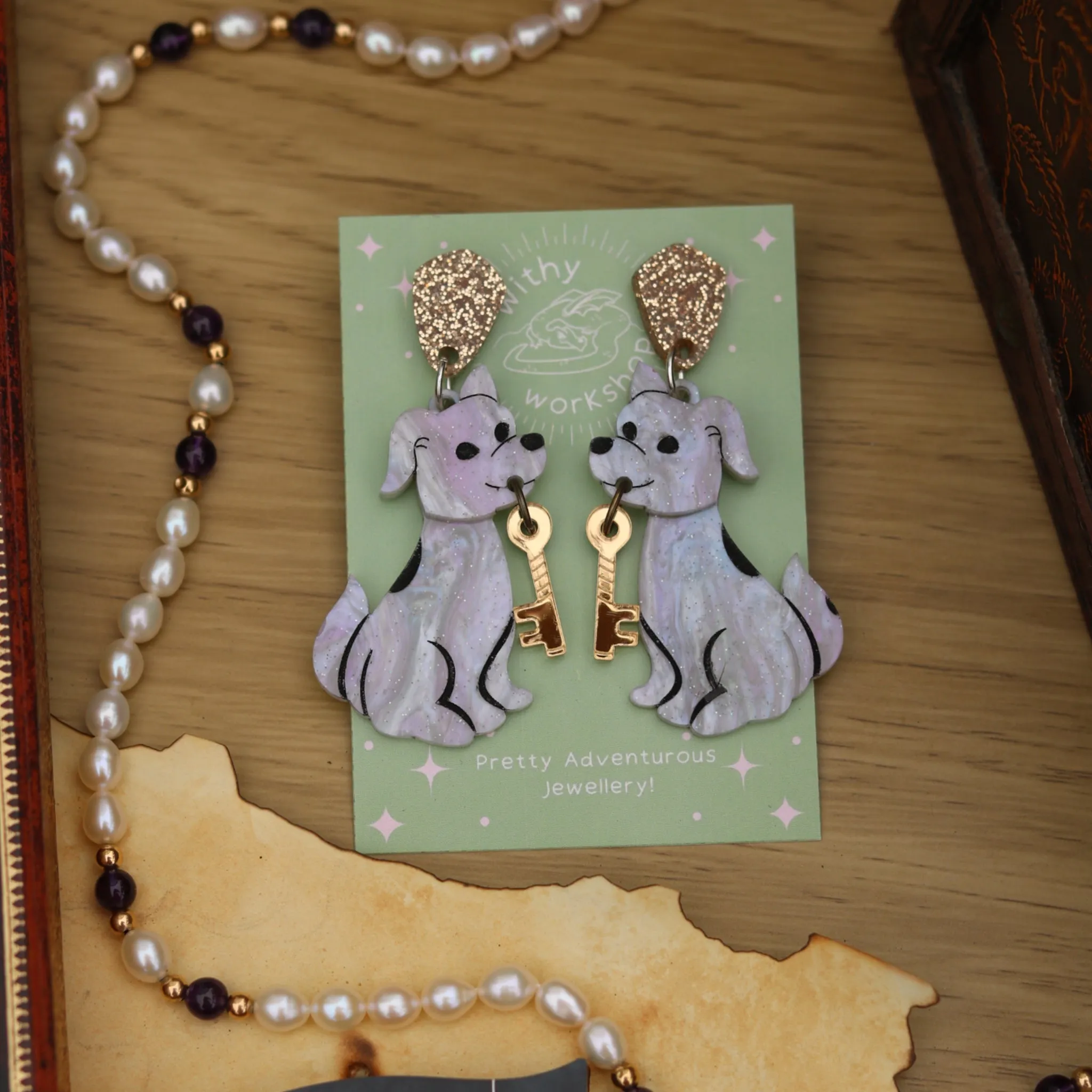 Prison Dog Earrings