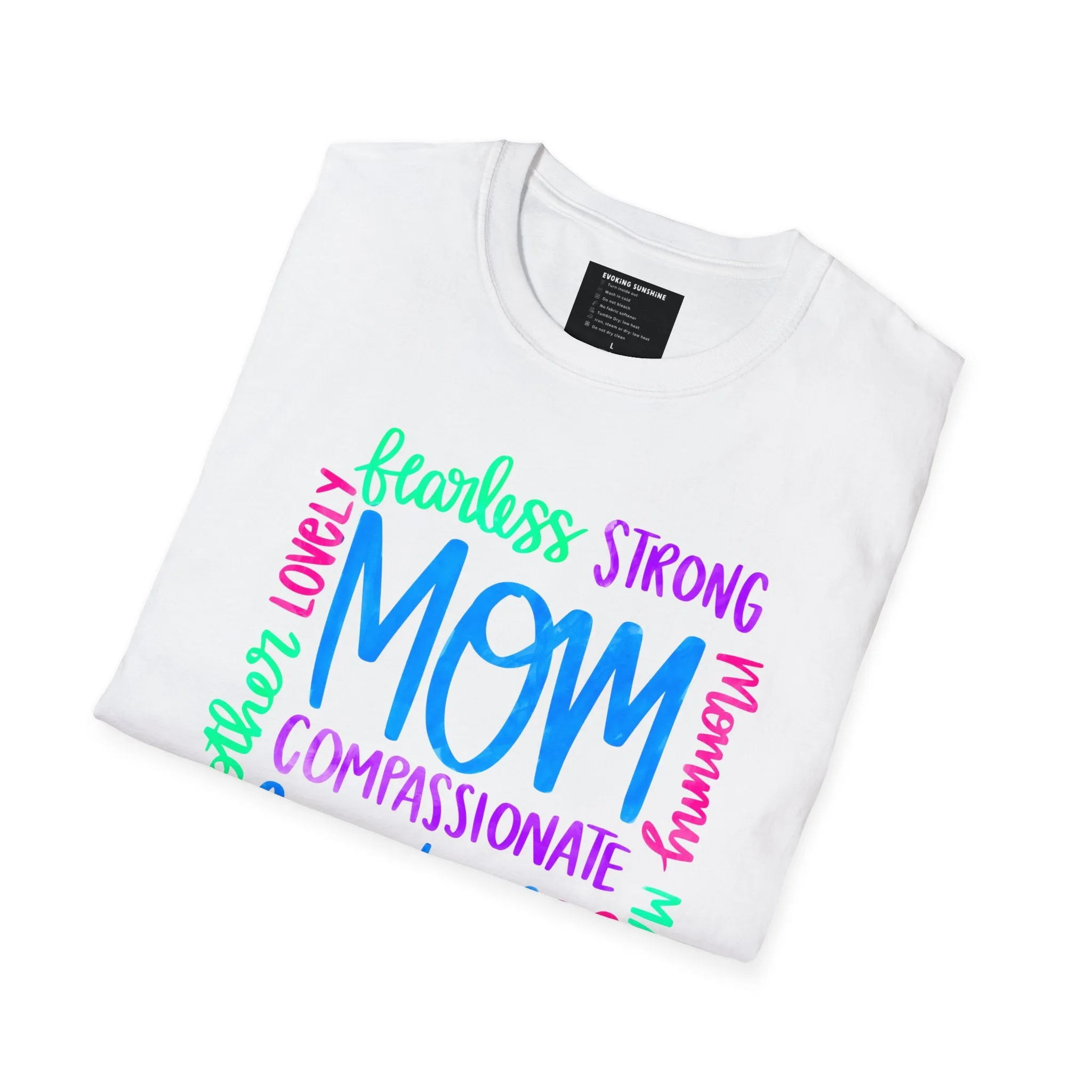 Radiant Mom: Empowering Jewel Tone Shirt, Soft style shirt