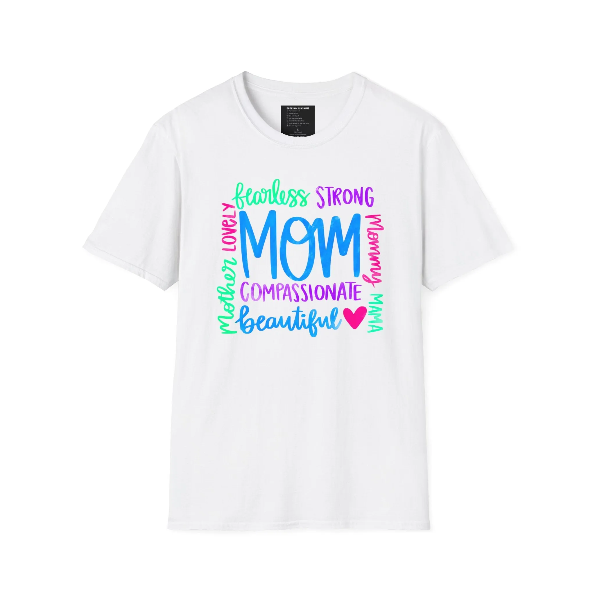 Radiant Mom: Empowering Jewel Tone Shirt, Soft style shirt