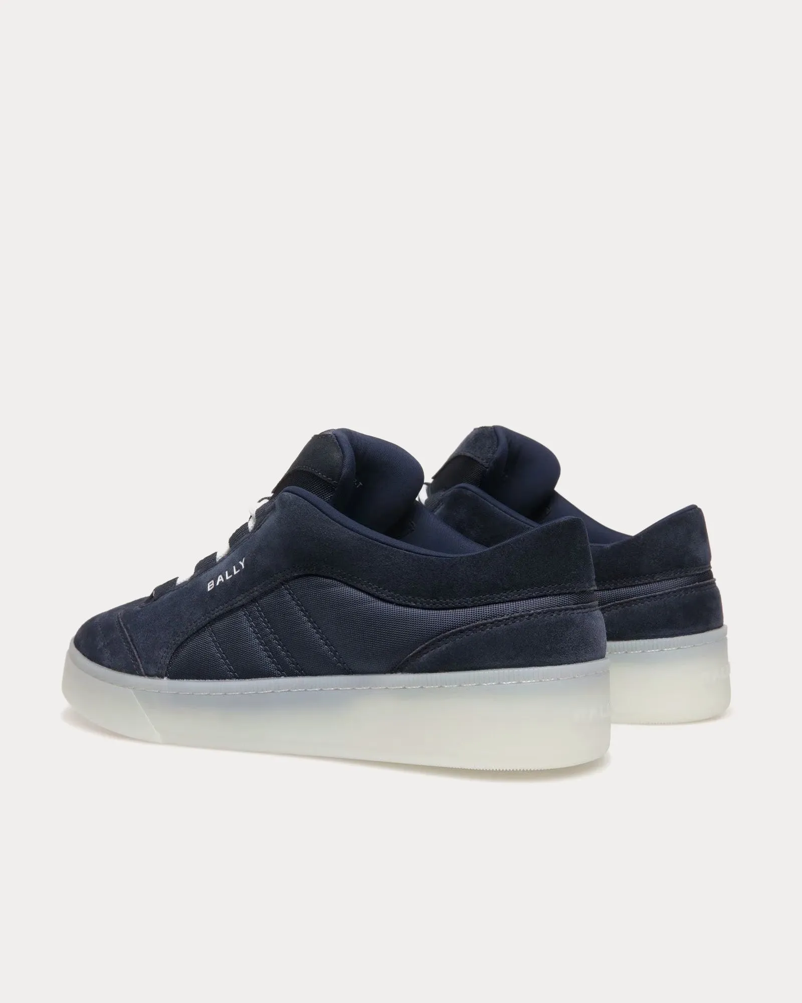 Raise Suede Leather & Nylon Blue Low Top Sneakers