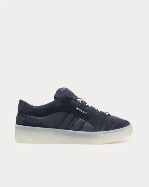 Raise Suede Leather & Nylon Blue Low Top Sneakers