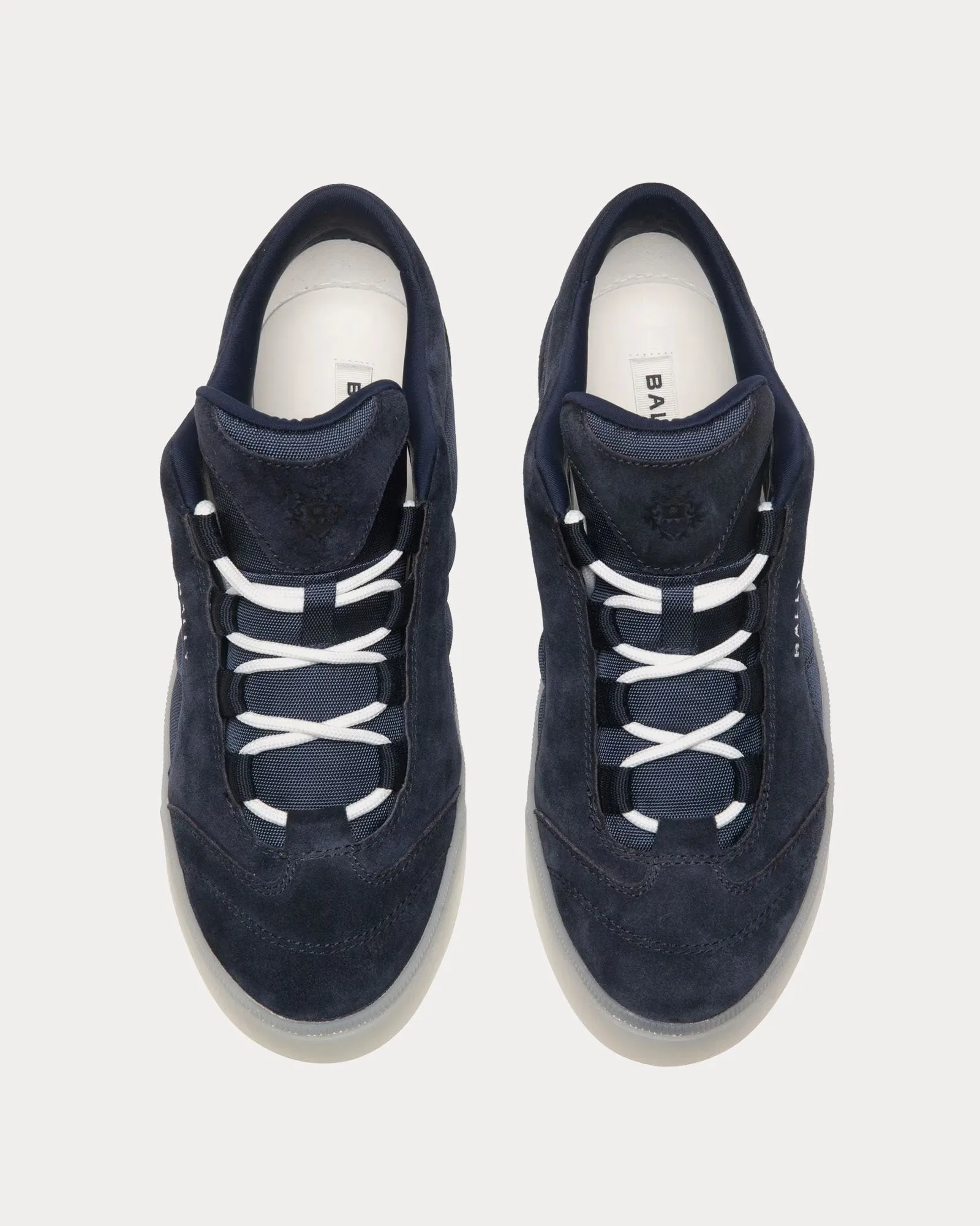 Raise Suede Leather & Nylon Blue Low Top Sneakers