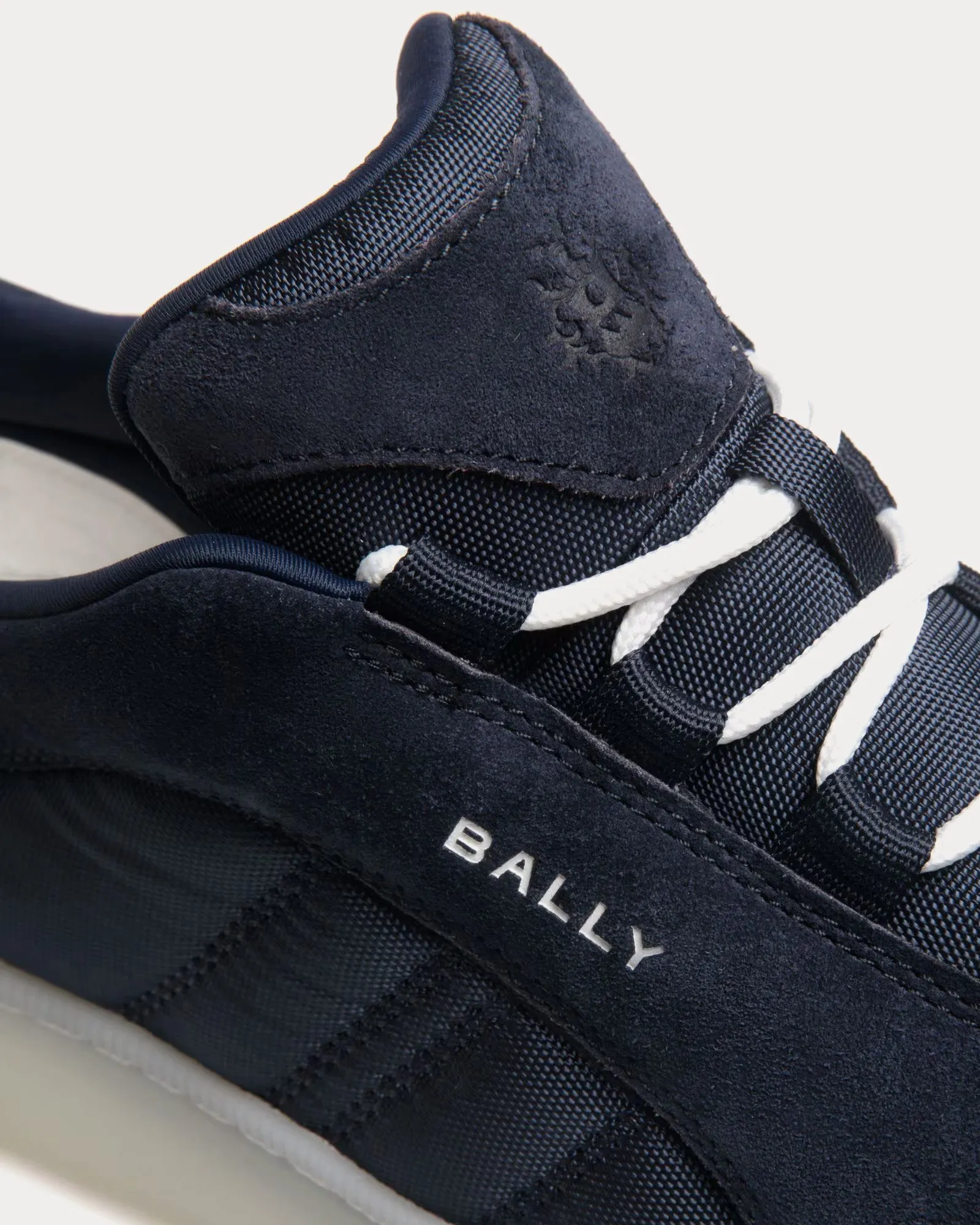Raise Suede Leather & Nylon Blue Low Top Sneakers