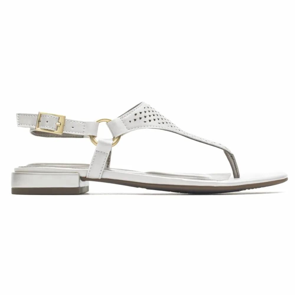 Rockport Women TOTAL MOTION ZOSIA THONG WHITE