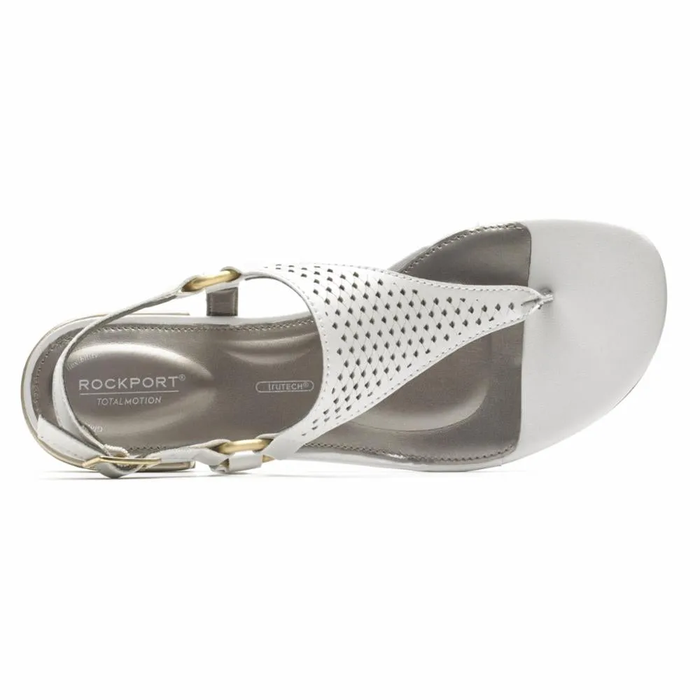 Rockport Women TOTAL MOTION ZOSIA THONG WHITE