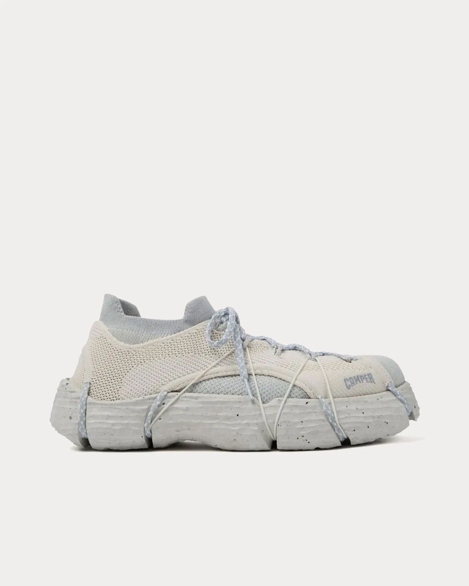 Roku Light Grey Low Top Sneakers