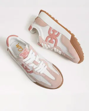 Sam Edelman Langley Lace Up Sneakers - White/Blush - FINAL SALE