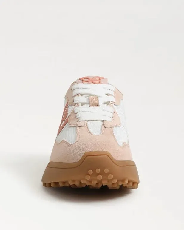 Sam Edelman Langley Lace Up Sneakers - White/Blush - FINAL SALE
