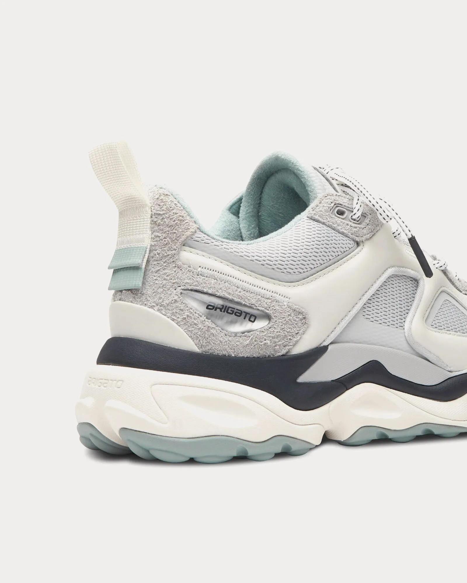 Satellite Runner White / Light Blue Low Top Sneakers
